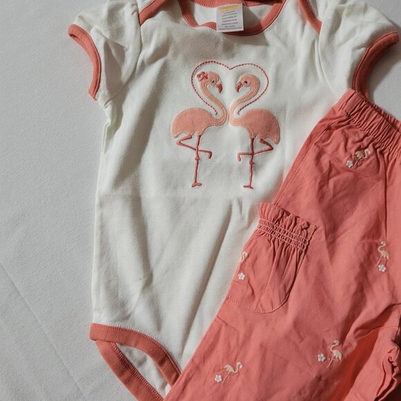 Gymboree Vintage Tropical Oasis NWT 12-18 month Bodysuit Pants & Hat set. Z27 - Picture 3 of 4